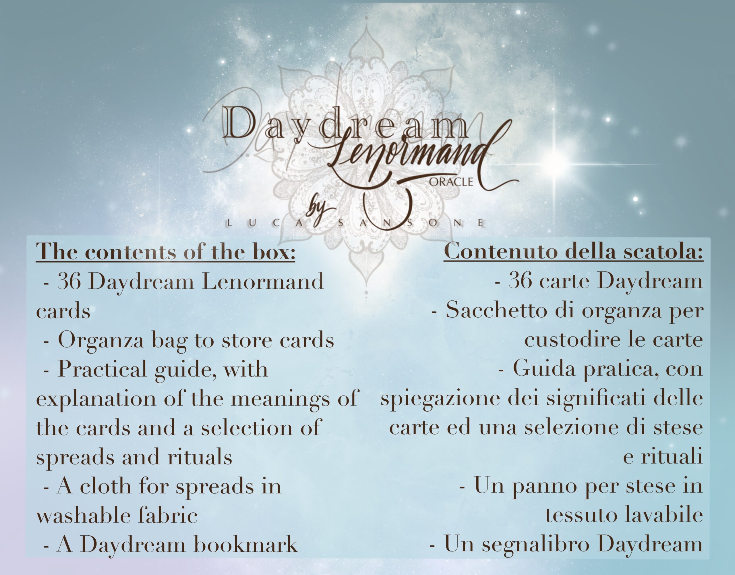Daydream Lenormand Oracle by Luca Sansone