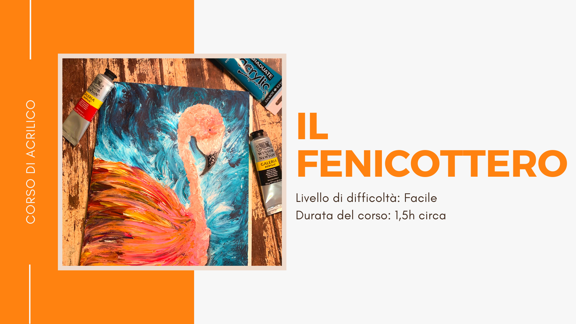 corso di pittura con i colori acrilici online con Luca Sansone