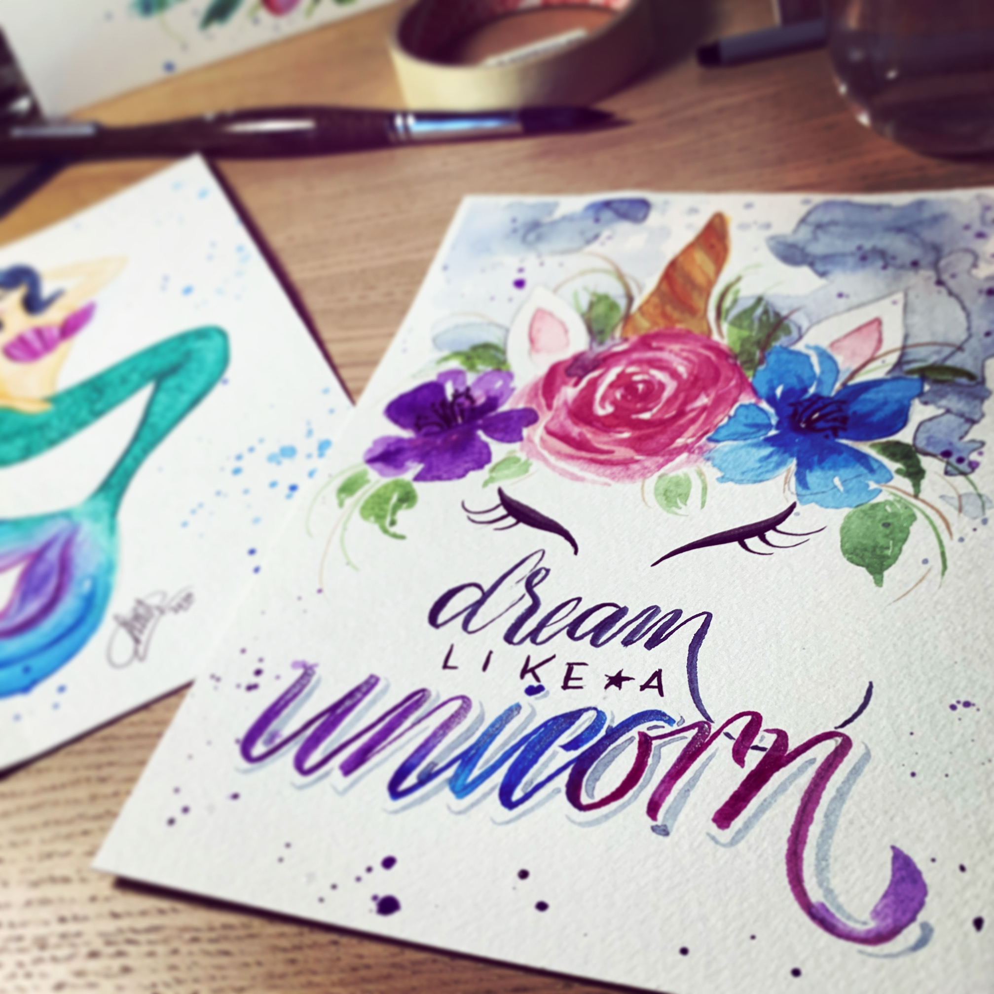 Corso di brush lettering online con Luca Sansone